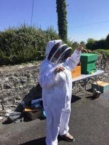 A Visit from our local Bee Keeper!